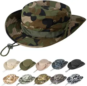 UPF 50 + Boonie Cap Plegable Protección UV Sombrero de cubo unisex Senderismo Playa Pesca Sombreros de verano