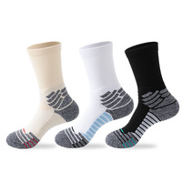 Chaussettes de sport personnalisées avec logo pour hommes et femmes, course à pied, basketball, football, chaussettes de sport rembourrées, vente en gros OEM