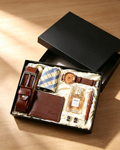 Set Regalo di Lusso <span class=keywords><strong>per</strong></span> Uomo - Orologio al Quarzo, Cintura in Pelle, Penna a Sfera in Confezione Regalo - Regalo Aziendale Promozionale Personalizzato - Product Image 5