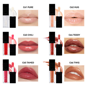 Échantillon en gros de gloss à lèvres hydratant et repulpant, longue tenue, à base de minéraux, avec logo personnalisé pour marque privée - Product Image 4