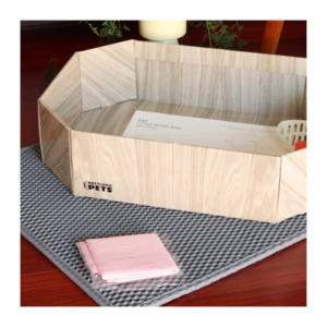 Bacs à litière jetables pour chats, bac à litière Portable <span class=keywords><strong>3</strong></span> en 1 pour chaton - Product Image 3