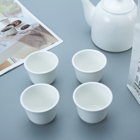 Mini tasses à café blancs en céramique, Service écologique Direct d'usine, tasses à café personnalisés