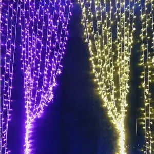 Led Waterfall Curtain Light Drop String Light For Decoration