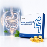Capsules de soutien pour hémorroïdes sous marque privée OEM ODM Confort intestinal pour l'inconfort anal avec capsules à base de plantes pour hémorroïdes 7 Vente en gros