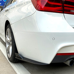 Bmw Rear Corner Exterior Decal Piano Black Carbon Fiber Texture PP Material Double Sided Tape Installation - Product Image 2