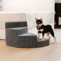 Escalier pour animaux de compagnie, échelle d'escalade pour chiens, escalier pour petits chiens pour grimper sur les canapés et les lits, antidérapant, amovible, lavable, en éponge, escalier rotatif pour animaux de compagnie, respirant