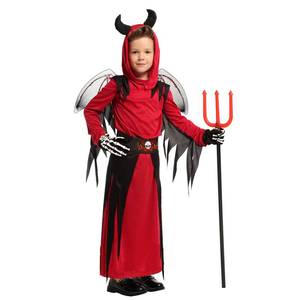 Disfraces de Diablo con Cuernos Rojos para Niños y Niñas, Disfraces de Halloween para Niños - Product Image 3