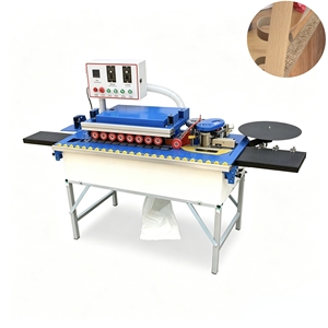 Machine de bandage automatique pour panneaux courbes et droits, avec fonction de découpe et de polissage - Product Image 1