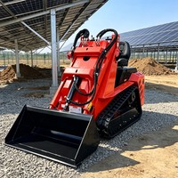 Mini Skid Steer Loader Baru yang Memenuhi Standar Euro5 EPA Dilengkapi dengan Mesin Berkualitas, Pompa, dan Rangkaian Gear.