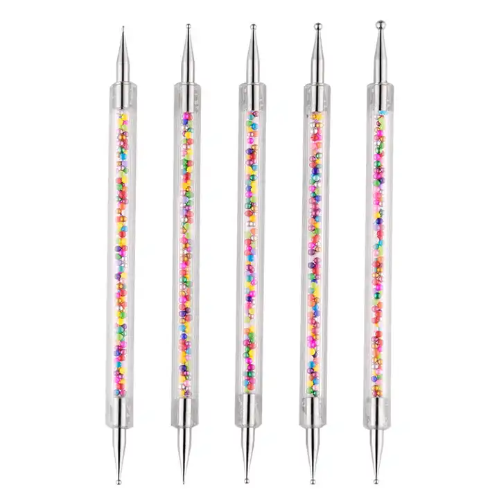 Dotting Tools, 5pcs Nail Double Sided Dotting Pen Tool Marbleizing Painting  Nail Dotting Tool Nail Art Tool