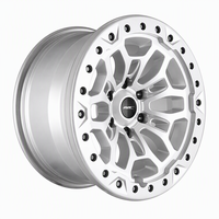 Jantes Roc Custom 6x139.7 Beadlock tout-terrain concaves forgées pour pick-up, jantes de 20 pouces pour Cybertruck