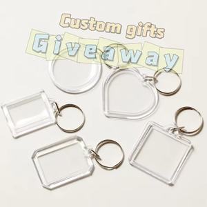 Llavero de Acrílico Epoxi Sublimado Personalizado, Marco de Fotos Transparente para DIY, para Actividades Promocionales - Product Image 2