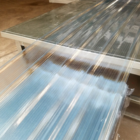 Tuile de toiture en PRV pour entrepôt, maison de ville, ferme, plaque de toiture isolante en plastique, fibre de verre