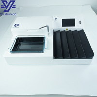 Calentador de Portaobjetos para Laboratorio de Histología, Pantalla Táctil a Color, Capacidad para 60 Portaobjetos, Flotación y Secado, Control Digital de Temperatura
