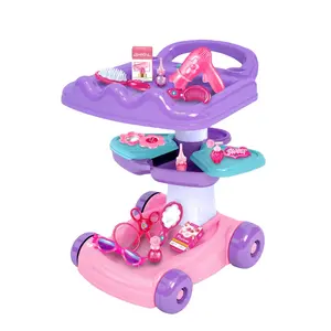 Schmuck Spielzeug Make-up Spielzeug für Mädchen Spielzeug für Mädchen Kinder Zubehör Cart Set DIY Kinder Kosmetik Set Dressing Cart