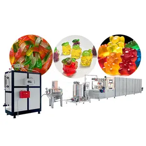 ORME Full Automatic Gummy Depositor Sugar Jelly Bear Fruit Candy Production Line and Cooling Tunnel