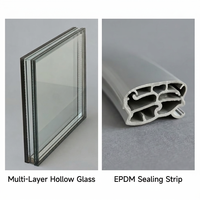 Véranda en verre à ossature aluminium, à rupture de pont thermique, insonorisée, pour piscine, pavillon de jardin