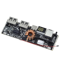 QC4.0 QC3.0 LED Dual USB PD Fast Charge 5A 100W Micro/Type-C USB Mobile Power Bank 18650 Charging Module