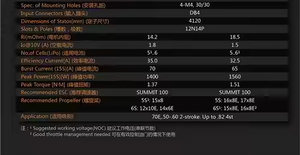 Moteurs Métalliques Sans Balais Originaux DUALSKY Série XM5050EA 610KV 515KV 1400W 70E pour Applications de Caméras d'Avions Télépilotés - Product Image 6