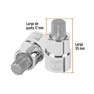 Master con 72 unità presa a punta corta Bristol M16, 1/2 'drive, Truper - Product Image 3