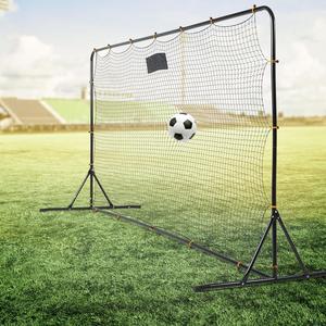Футбольная сетка-отскок для тренировок, регулируемая, 6x4 фута, портативная, складная, с сумкой для переноски, усиленная, для тренировок на заднем дворе - Product Image 6