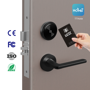 Manopole moderne semplici porte interne con lucchetto maniglia della porta di lusso maniglie delle porte - Product Image 2