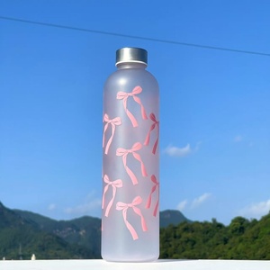 Nouvelle Bouteille d'Eau en Plastique Transfrontalière 2026 de 1000 ml, Protection Environnementale, Usage Sportif, Style Frais, Modèle Givré pour Étudiantes - Product Image 4