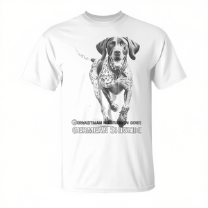 Camiseta para perros de raza German Shorthaired Pointer, unisex, para adultos, color blanco - Product Image 2