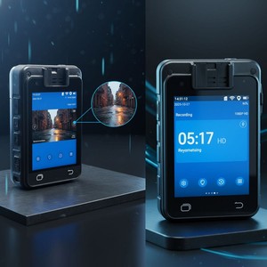 Caméra corporelle 2K 4G avec double objectif, suivi GPS en temps réel et fonction d'enregistrement anticipé, enregistreur vidéo portable Wi-Fi pour <span class=keywords><strong>la</strong></span> sécurité - Product Image 4