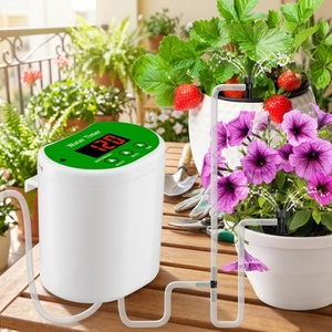 Dispositivo de Riego Automático al por Mayor para Jardín, Flores y Plantas, 12 Puntas, Batería Recargable por USB, Portátil, de Plástico - Product Image 1