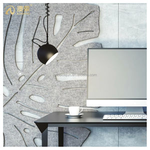 Best-seller Tuiles acoustiques en feutre de feuilles PET 9mm Isolation <span class=keywords><strong>phonique</strong></span> chaude et <span class=keywords><strong>écologique</strong></span> Panneaux acoustiques à effet 3D - Product Image 3