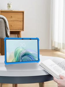 Funda Protectora para Niños para <span class=keywords><strong>TCL</strong></span> <span class=keywords><strong>TAB</strong></span> 10L LTE Gen 3 Gen 2 <span class=keywords><strong>10S</strong></span> Max 8193A 8194A 9081X, Funda de Silicona Suave con Soporte, Antigolpes para Tablet - Product Image 5