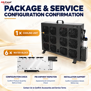 Kit de refroidissement liquide 6-GPU pour CMP 170HX, 1 unité de refroidissement + 6 blocs d'eau pour GPU, solution de refroidissement liquide complète pour GPU 170HX - Product Image 5