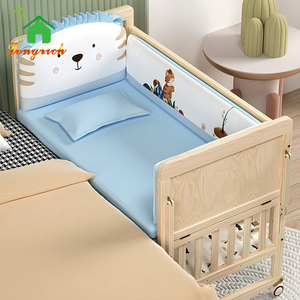 Tốt Nhất Người Bán Chuyển Đổi Bằng Gỗ Bé Cũi Giường Đa Chức Năng 6 <span class=keywords><strong>1</strong></span> Trong Nhà Đu Giường Bền 0-12 Năm Của Bé Giường Cũi Cho Phòng Ngủ - Product Image 4