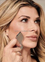 Outil de lifting facial Gua Sha en acier inoxydable