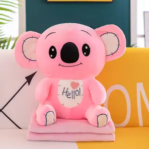 AIFEI TOY Koala air conditioning is creatively designed with cartoon animals plush toys cloth doll breaks pillows