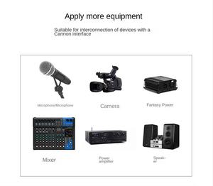 Groothandel Hoge Kwaliteit XLR Gebalanceerde Audiokabel Snoer Man Vrouw Verlengkabel voor Microfoon Mixer Mobiele Telefoon Speaker PVC 20m - Product Image 6