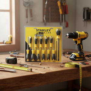 Stanley Screwdriver <b>Set</b> 12 Piece Essential <b>Tools</b> For Home Repair And Maintenance - Product Image 3
