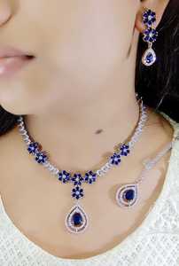 Collier Boucles d'Oreilles Ensemble de Deux Pièces pour Robe de Soirée de Mariage Accessoires Swat Proof Bijoux Indiens Accessoire Traditionnel en Gros - Product Image 4