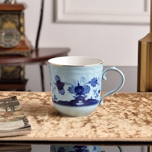 European Casual Rustic Style Luxury Vintage Flower Afternoon Decorative Porcelain Bone China Eco-Friendly Tea Coffee <b>Cup</b> <b>Saucer</b> - Product Image 1