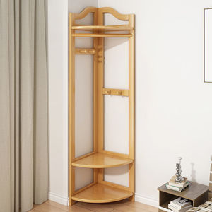 Floor-standing <b>clothes</b> <b>rack</b>, suitable for home, bedroom, and corner storage. - Product Image 2