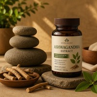 Extrait liquide naturel d'Ashwagandha 5% 10% Withanolides, Withania Somnifera liquide pur LPE-2 pour le soulagement du stress et l'énergie