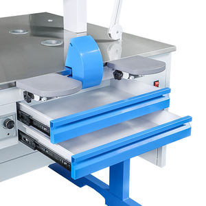 Postazione di Lavoro per Laboratorio Dentistico per Due Persone, Tavolo in Acciaio Inossidabile Laminato a Freddo, Attrezzatura Professionale e Resistente - Product Image 3