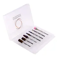 En gros, fraises à ongles de haute qualité, fraises à ongles électriques, fraises personnalisées pour manucure, 3xc Volcano, lot de 7 pièces avec étui, en carbure de tungstène, 5 en 1