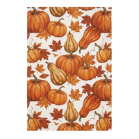 Serviettes de cuisine 100% coton, récolte d'automne, citrouille et feuilles d'érable, serviettes de cuisine saisonnières 40x60cm