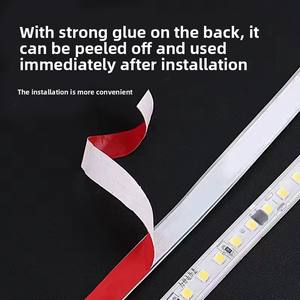 110V 220V esterno impermeabile IP68 <span class=keywords><strong>LED</strong></span> striscia di luce senza guida senza conducente 8mm SMD2835 120LED 10cm taglio adesivo in PVC flessibile - Product Image 5