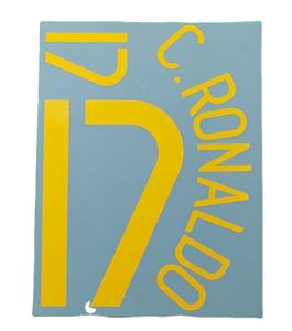 Numéro d'estampage à chaud Super a Retro 2006 C.<span class=keywords><strong>RONALDO</strong></span> <span class=keywords><strong>FIGO</strong></span> - Product Image 1