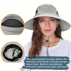 Sombrero de Pescador Unisex 2024, de Ala Ancha, Hecho de Poliéster, para Niños, para Senderismo y Playa, con Impresión Digital, Directo de Fábrica en China - Product Image 5