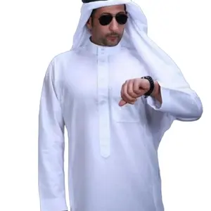 두바이 여행 남자의 무슬림 아바야 잘생긴 사우디아라비아 아바야 후이 원피스 아바야