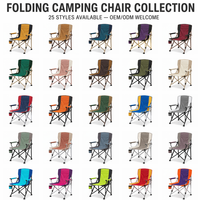 Chaises pliantes portables personnalisables multicolores pour la randonnée, les voyages, les pique-niques, la pêche, la plage, le camping et le jardin